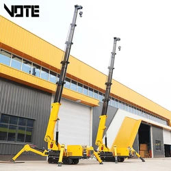 3/6/8/12 Ton Mini Spider Crane Chinese Manufacturer Mini Crawler Crane For Sale Used In Small Work Site customized