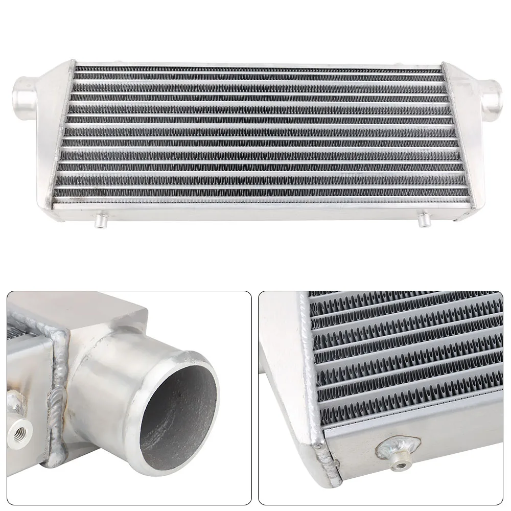 

AUSO 550x140x65mm 2.5inch Universal Rhombic Tube Fin Intercooler OD=65mm Car Front Mount Aluminum Intercooler