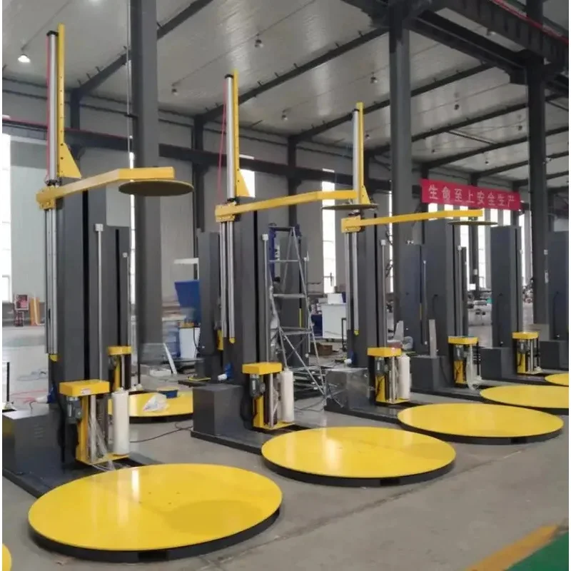 high quality Automatic Pallet Packing hine with Top Prsure Device