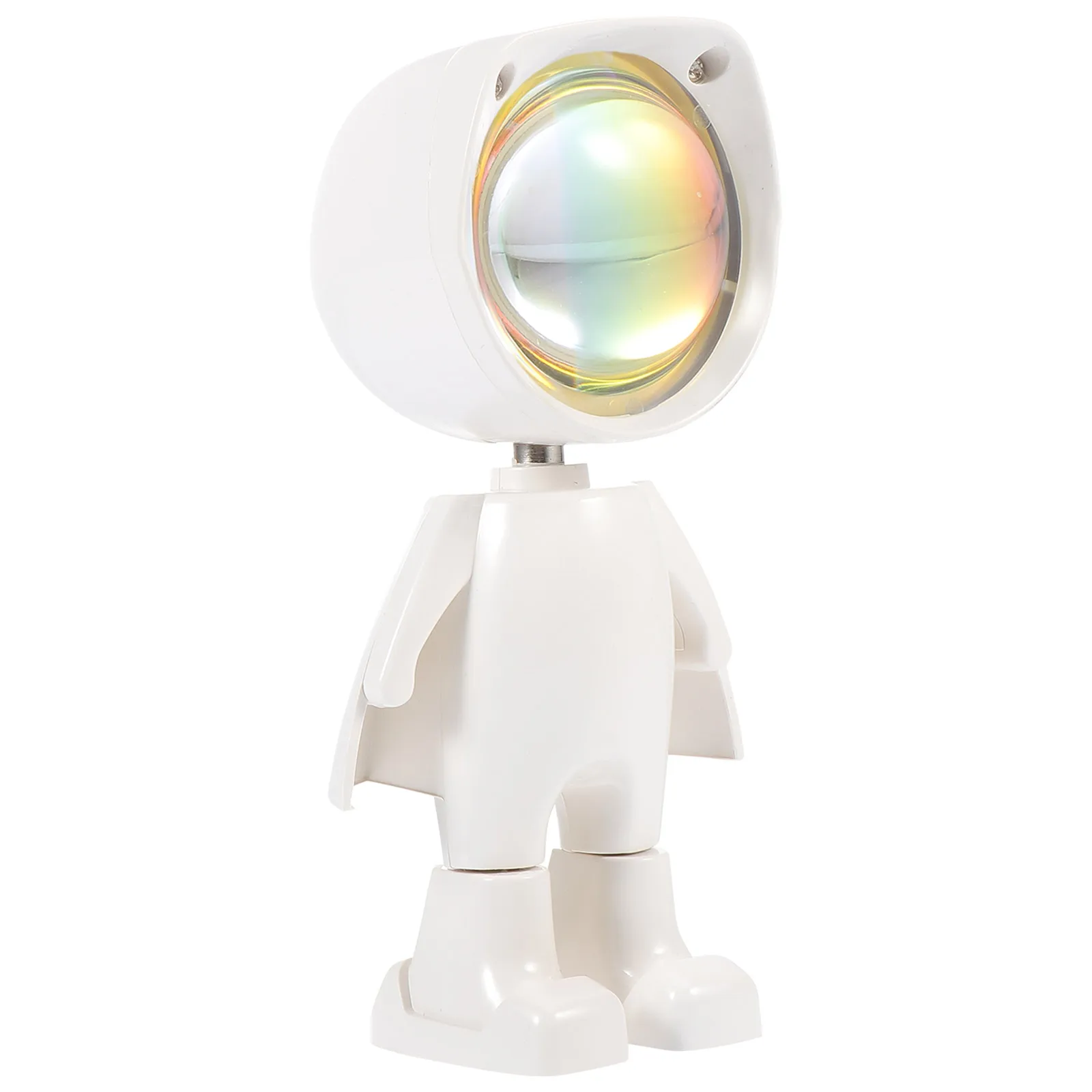 

Sunset Projection Lamp Mini Robot Shape Night Light Colorful Home Decor Atmosphere Vibe Indoor Layout Stand Eco Friendly