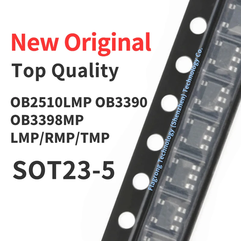 10 Pieces OB3390TMP OB3390MP OB2510RMP OB2510MP OB2510LMP OB3398MP SOT23-5 Chip IC New Original