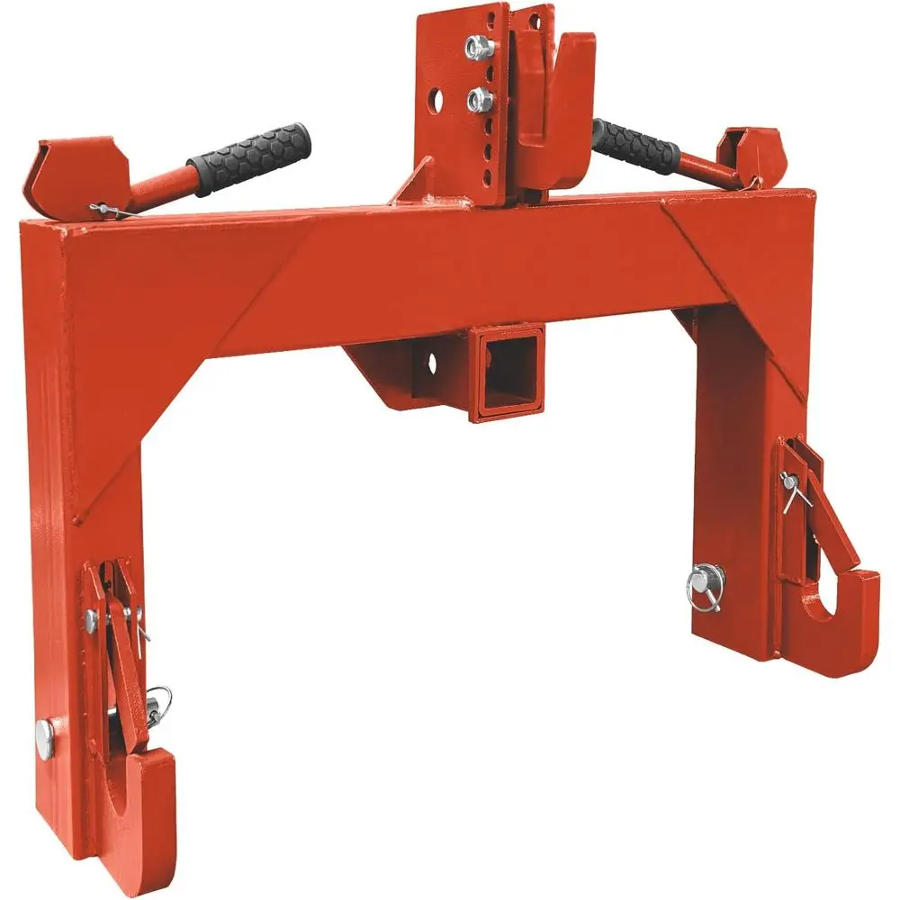 

Быстросъемное устройство для тракторов категории 1, грузоподъемность 3000 фунтов, 3-точечное крепление с 2-дюймовым приемным крюком, регулируемый верхний крюк с 5 положениями