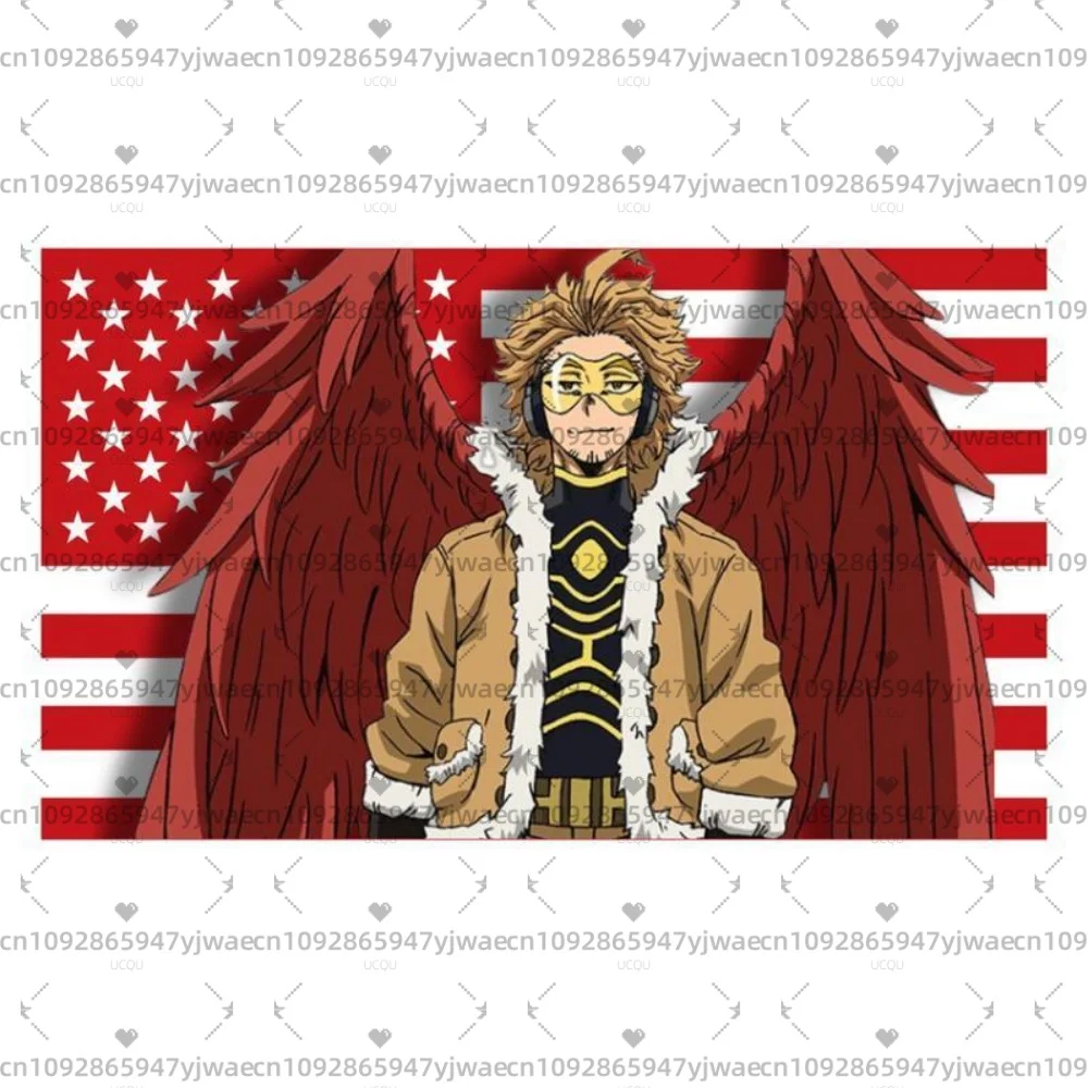 Keigo Takami Hawk Wall Tapestry My Hero Academia Anime Flag Barber Shop Advertising Decoration Garage Flags Outdoor Decors Flaga