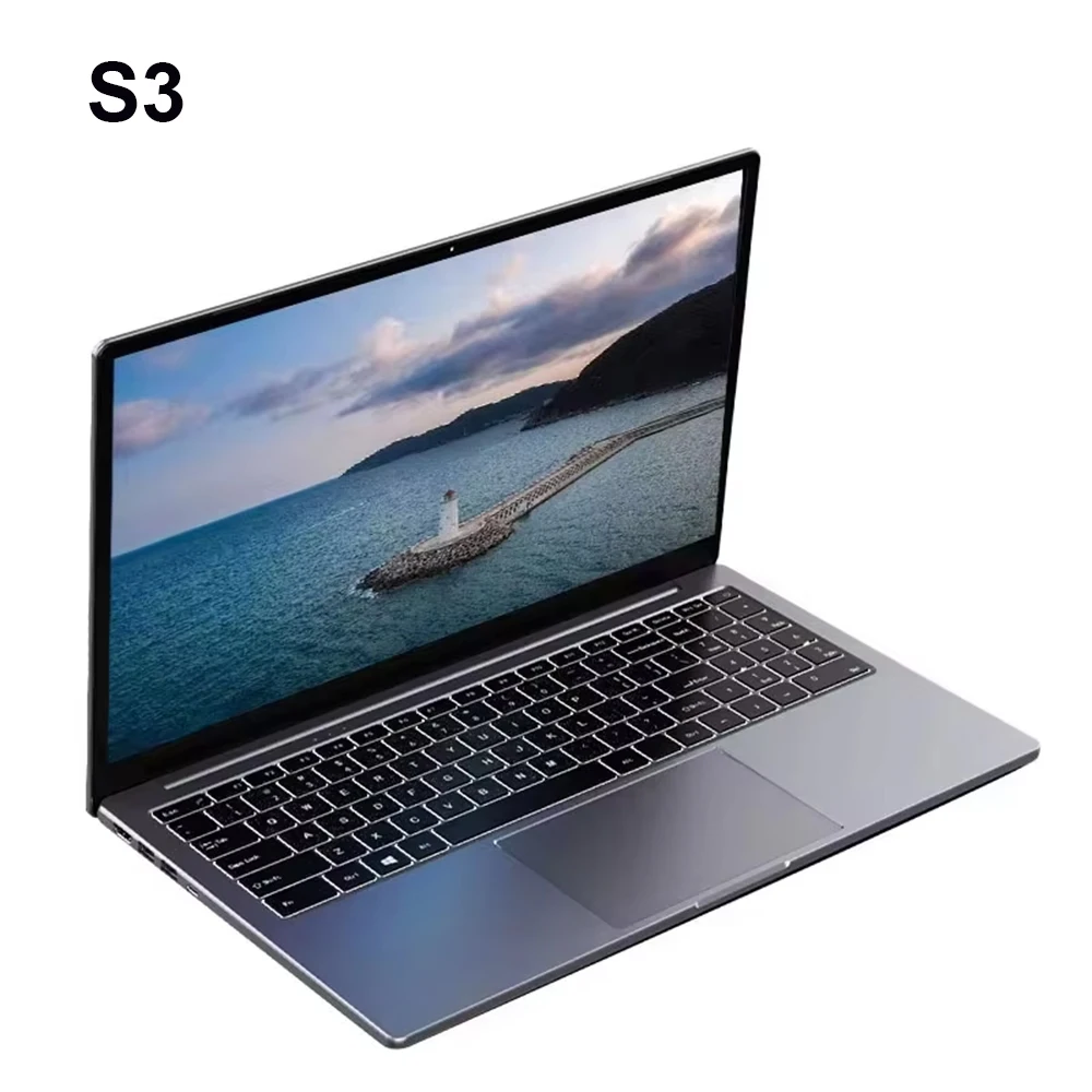 S3 NOWY Ultrabook Komputer 15,6 cala Intel Core i9-12900H/i7-8750H Por Laptop 2*DDR4 2*M.2 SSD Windows 11 Rozblokowanie odciskiem palca BT
