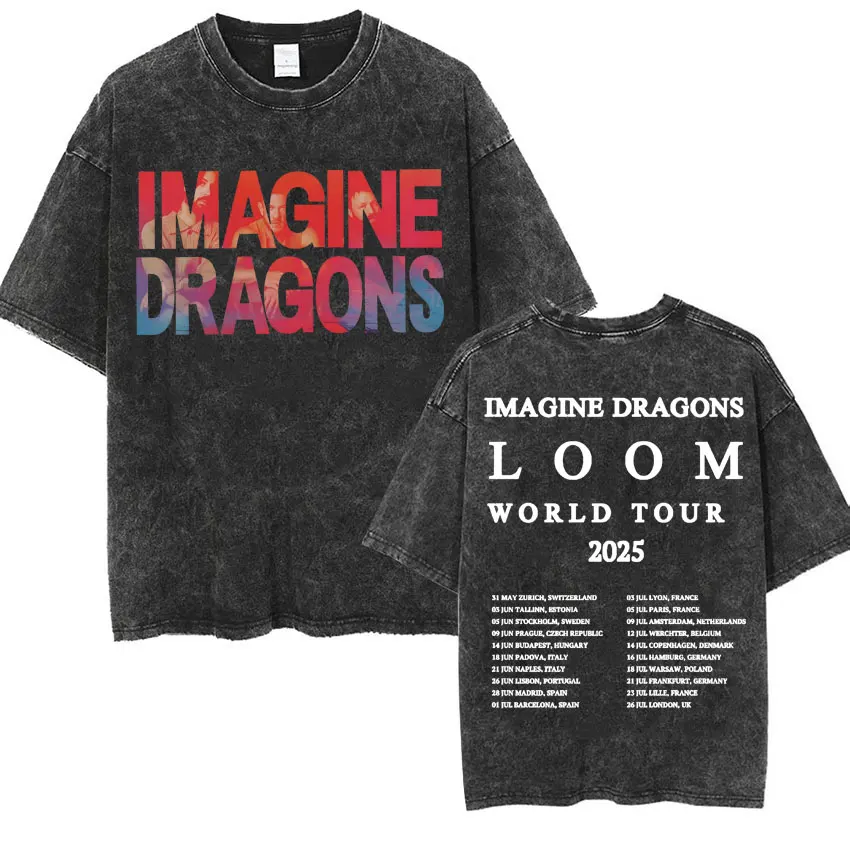Imagine Dragons Band - Loom Tour 2024 New Album T Shirts Men Women