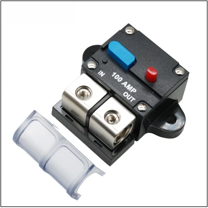 12V-24V Manual Reset Circuit Breaker - High Current Overload Protector for Car Audio & Marine Electrical