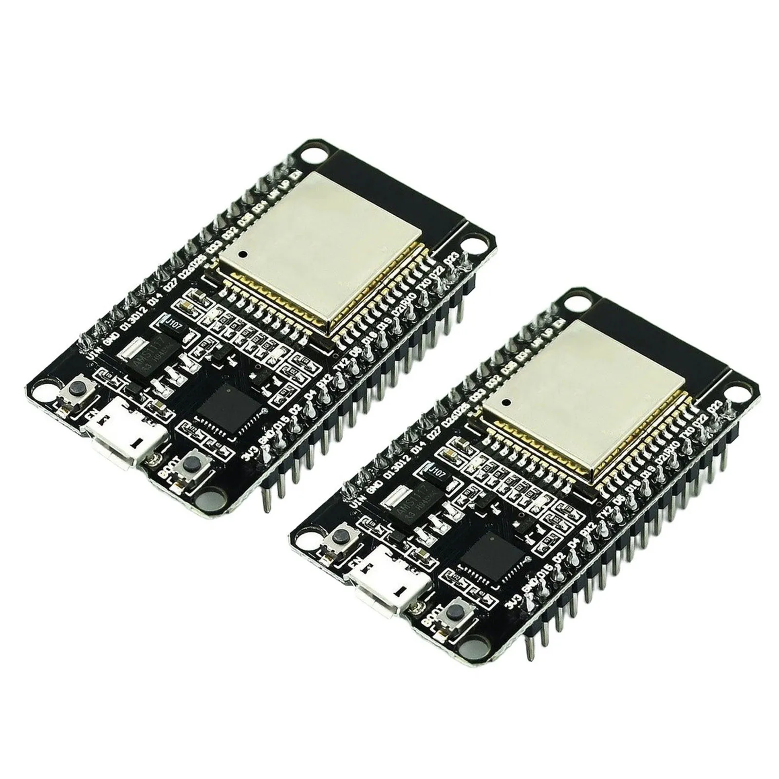 2pcs For ESP32 Board Dual Core 240MHz 32-bit Processor WiFi + BT 4.2 For CP2102 USB Serial Interface for Smart Device Dev