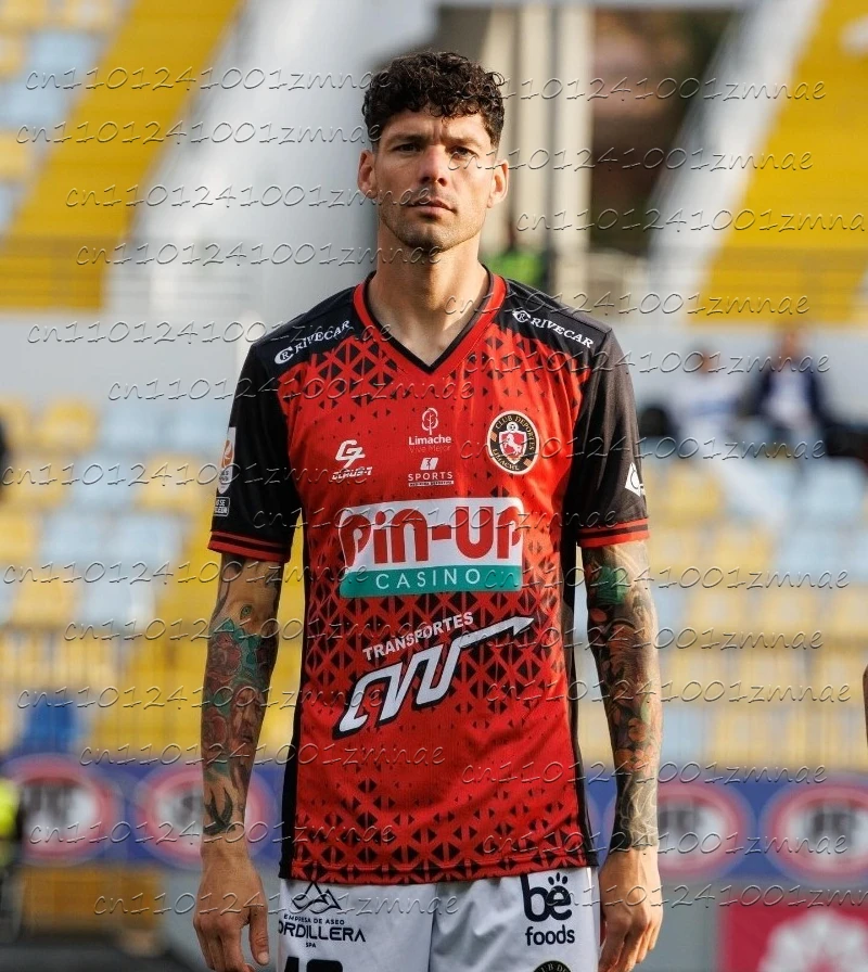 

New Chilean Football Jersey CD Limache 2025 Fashionable Fast Drying Comfortable Breathable Children's and Adult Clothing