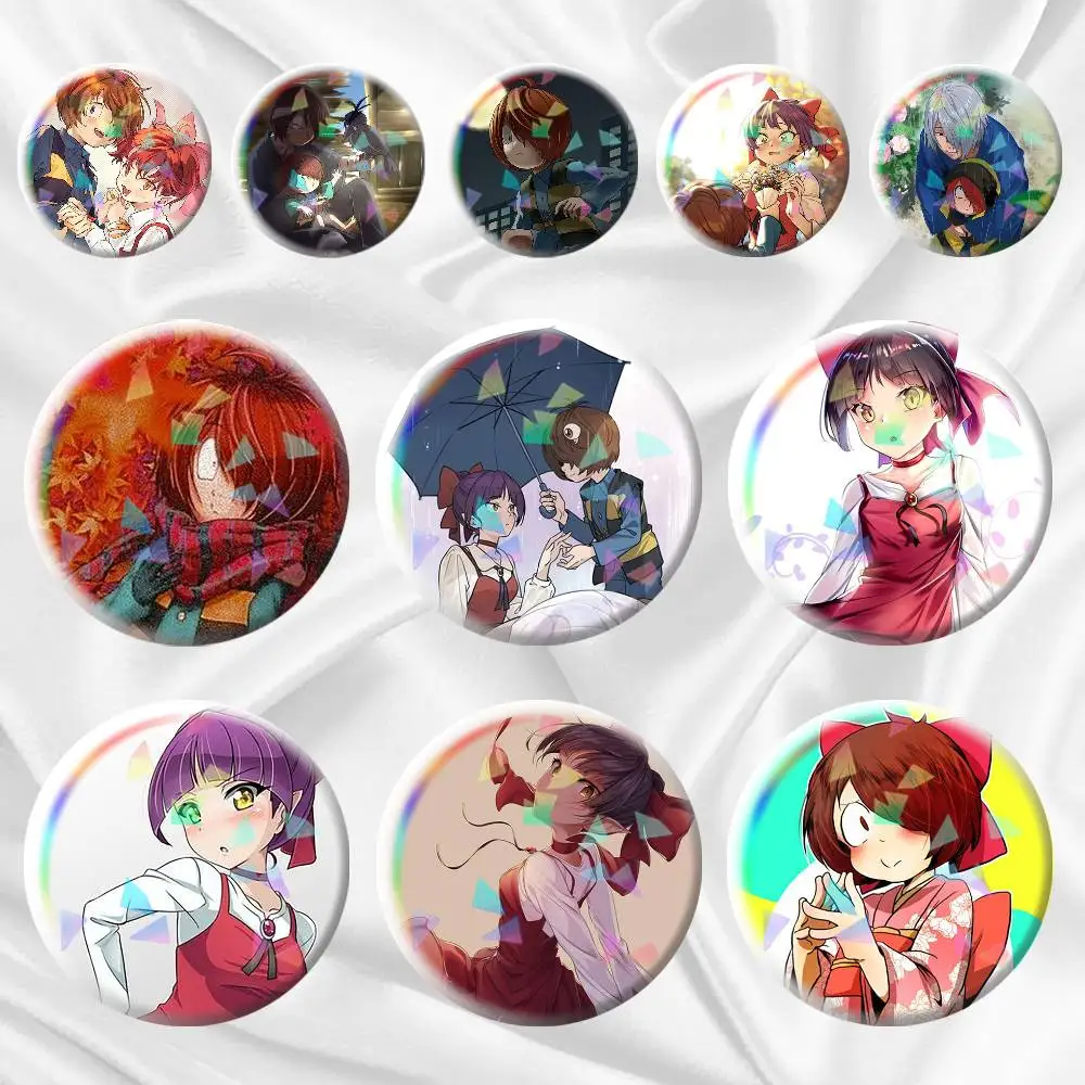 

Gegege no Kitaro Anime 75mm 44mm 25mm Accessories Toys Badge Brooch Backpack Hat Pins