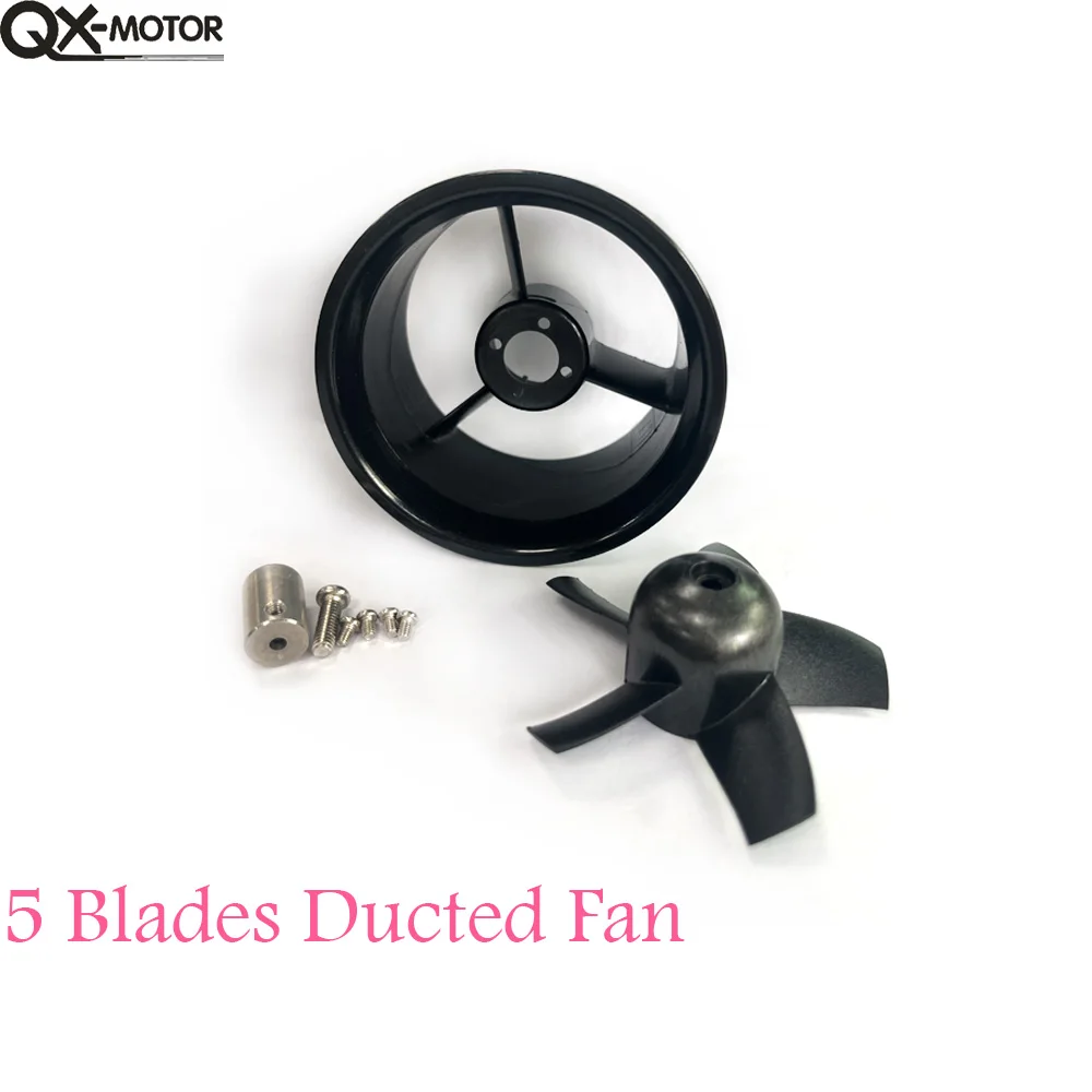 A QX-Motor Ducted Fan 5 Blades Without Motor Suit 64mm EDF for RC Airplanes