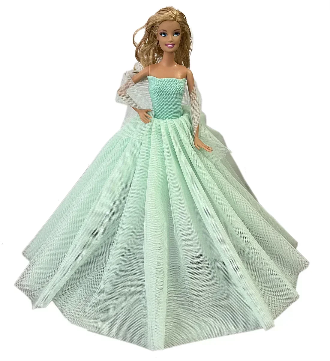1 Set Cloth Doll Accessories Princess Dress + Shoes for 11.5 Inch 30cm Doll Kids or Birthday Gift