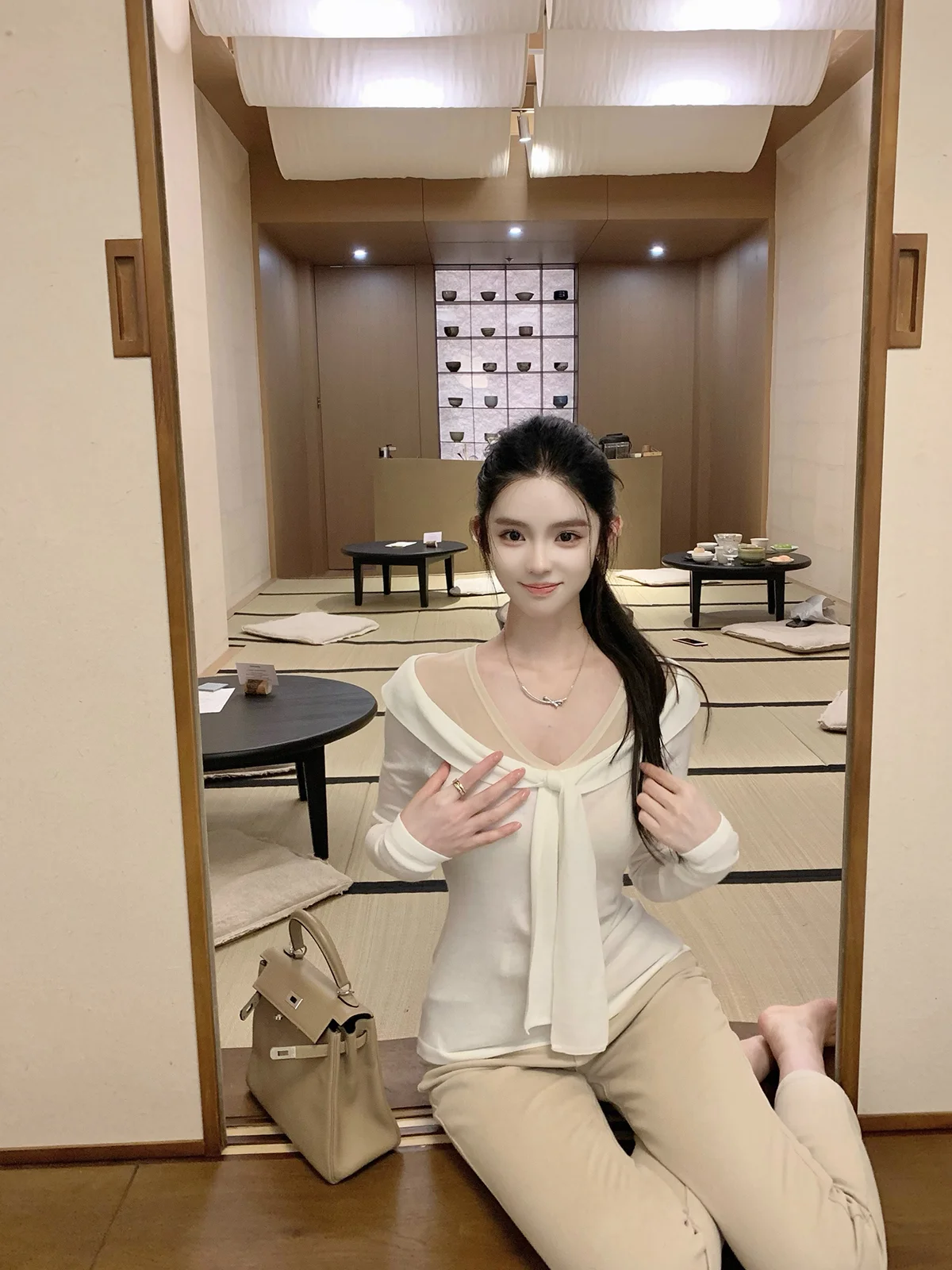 

Женская трикотажная футболка Spicy Hotdog Slim Fit с поясом, осенняя коллекция, премиум-качество ткани