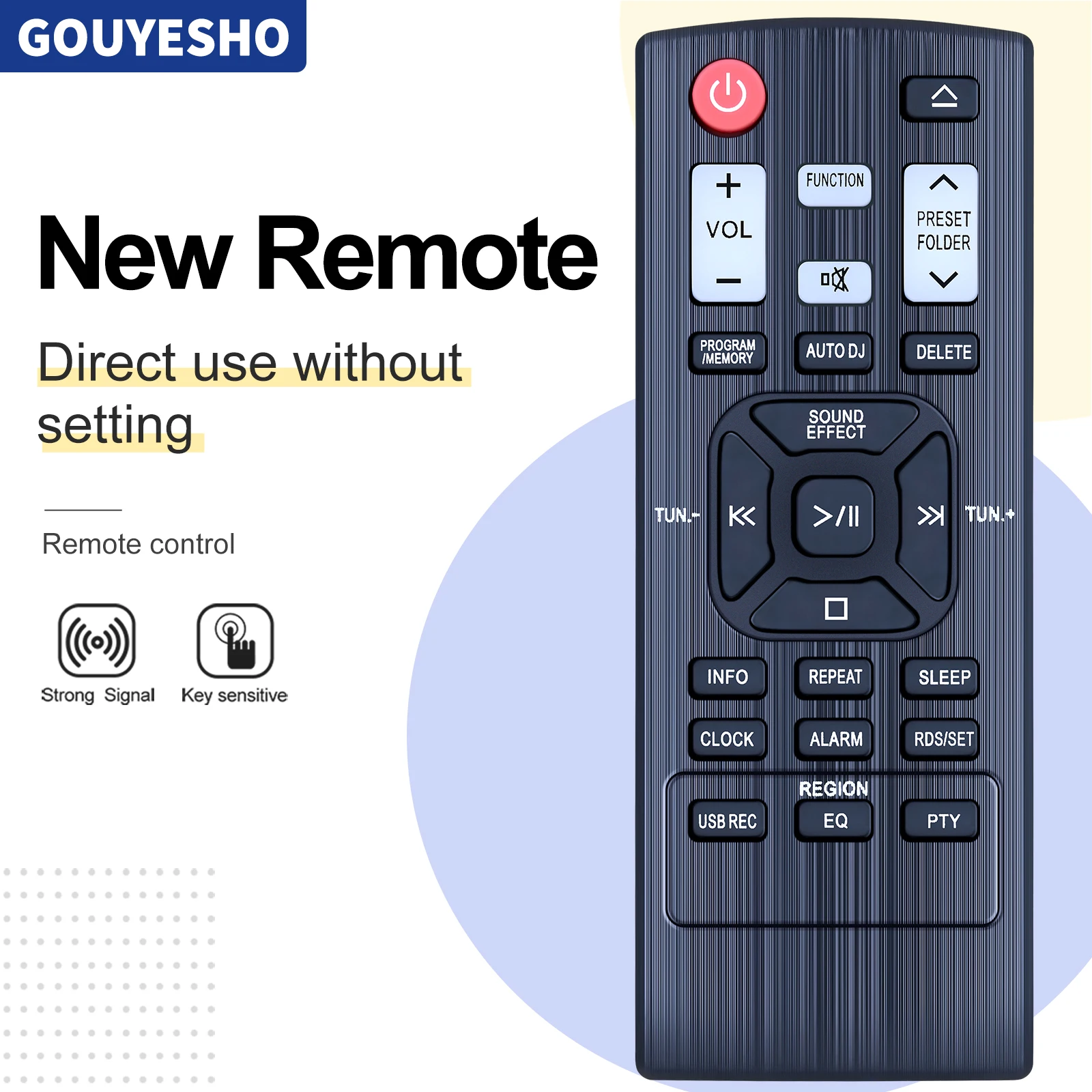 Novo para L/G COV 30748165   Controle remoto HiFi