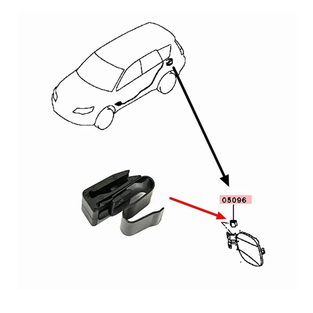 

Fuel Flap Clip Fuel Latch Clip Fuel Flap Replacement Fuel Door Spring Replacement Fuel Tank Cover Vehicle-specific Fit