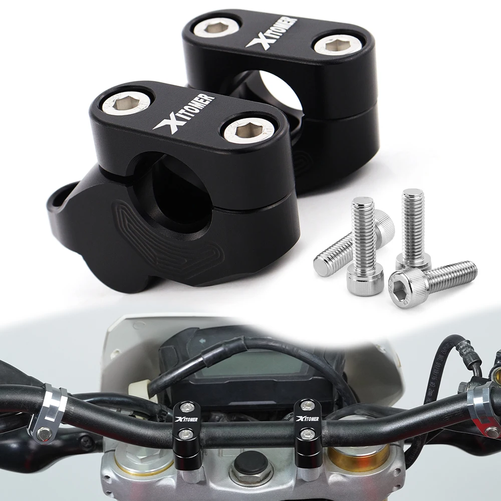 

Для Can-Am DS450, Kawasaki KFX 400, Yamaha Grizzly 660, Raptor 700: Подъемники руля 22 мм (7/8 дюйма) для смещения руля назад