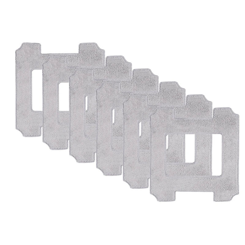 6PCS For ECOVACS WINBOOT W2 / W2 OMNI Replacement Parts Accessories Microfiber Mop Pad Cloth-FUNN