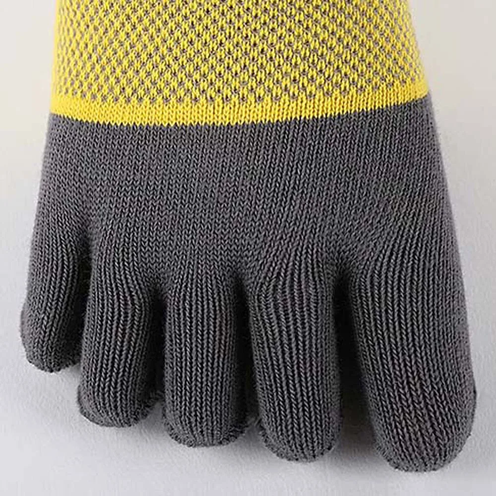 لينة تنفس القطن النساء الرجال انقسام اصبع القدم الجوارب قصيرة أنبوب الجوارب الرياضية الجوارب خمسة أصابع #4