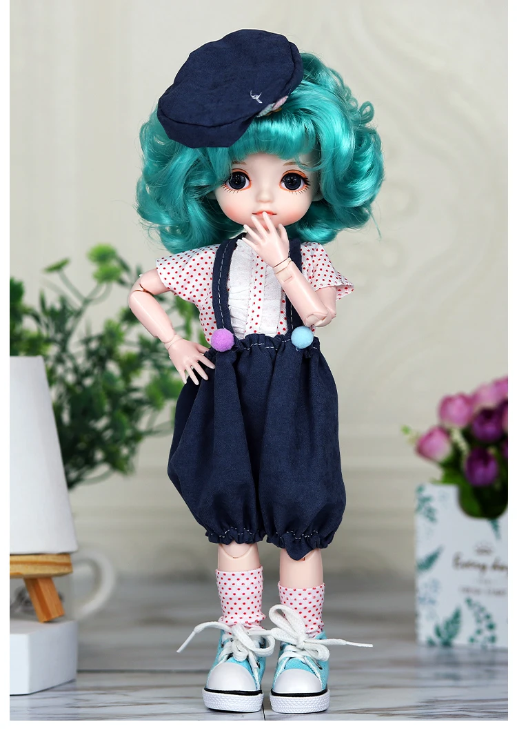 Dream Fairy 1/6 BJD Doll Trendy cute series 28cm Ball Jointed Doll Including Exquisite Clothing Headwear And Shoes Girls Gift