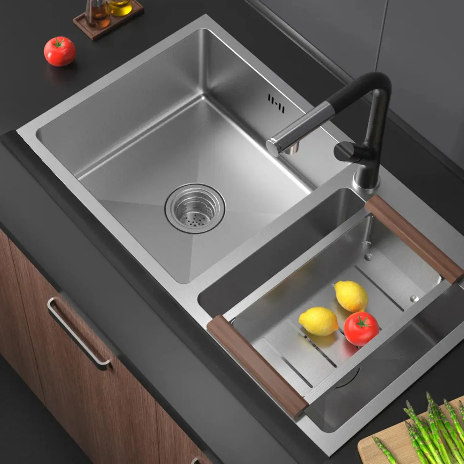 

Self-Adhesive Flexible Tpe Water Stopper Strip Adjustable Width Countertop Kitchen Sink Bathroom Splash