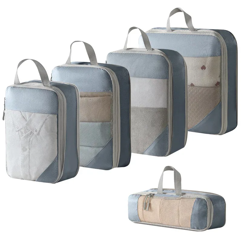 

Compression Packing Cubes for Suitcases Travel Accessories Expandable Packing Organizers Lightweight Travel Organizer Cubes