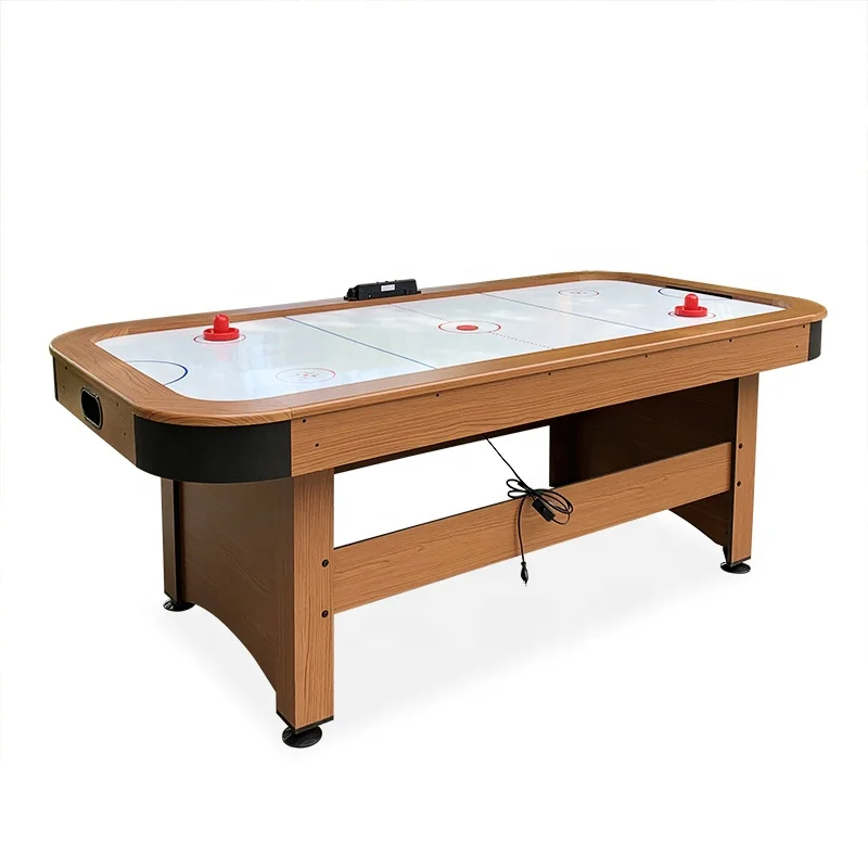 Big Size Indoor 7feet Sturdy & attractive family electric air hockey game table, E-counter air hockey table