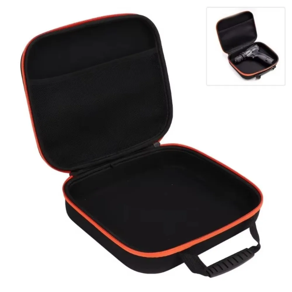 Shockproof Tool Bag, Waterproof Tool Box, Large Capacity Electric Drill Carry Case Oxford Cloth Bag for Electrician Hardware