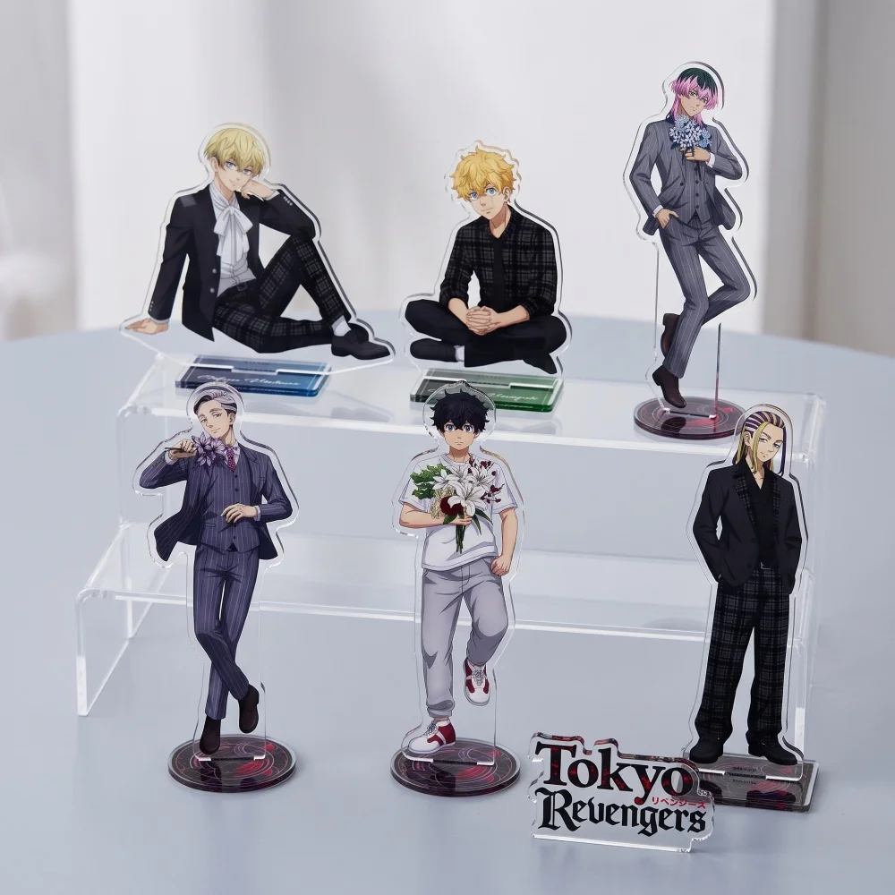 Tokyo Revengers Hanagaki Sano Ryuguji Flower 10&15CM Acrylic Stand Keychain Anime Stand Desk Ornament Cosplay Collectible Gift