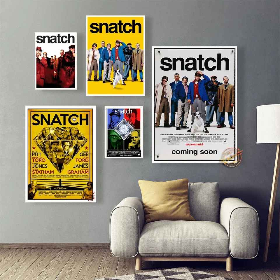 

Snatch Movie Poster Canvas Art Painting Posters And Prints Wall Picture For Living Bar Cafe Room Home Decor Gift