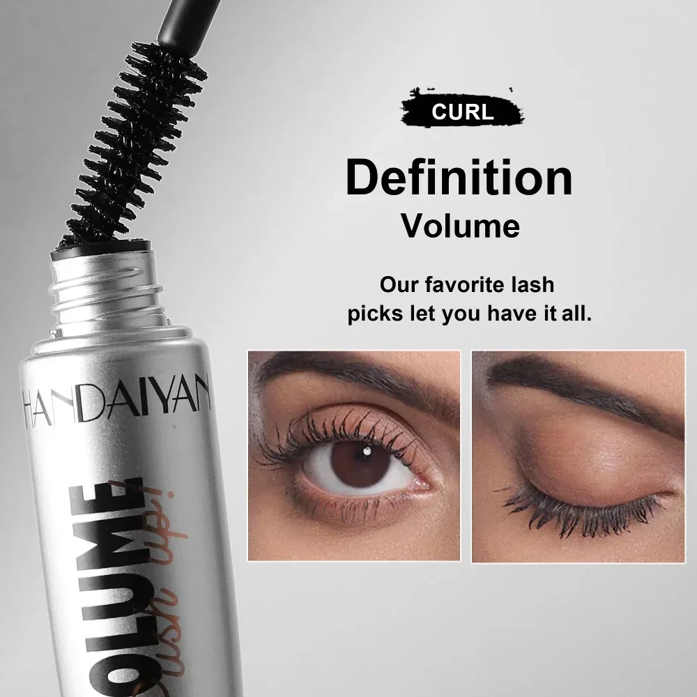 1PC Black Mascara Lengthens Eyelashes Extra Volume Long Lasting Waterproof Natural Lashes Female Professional Makeup Cosmetics