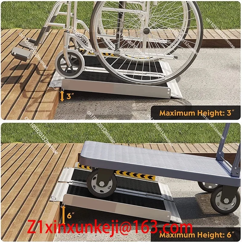 Stair Ramp Board, Wheelchair Mobile Ramp Board, Portable Accessible Ramp Board, Foldable Upper Step Pad Board
