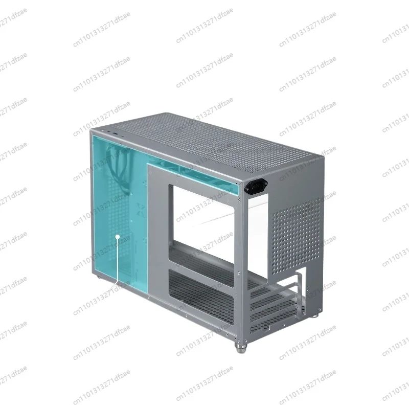 C4P Nuova Versione Dell'alimentatore Atx Host Matx Interamente In Alluminio Lato Attraverso Il Telaio Desktop Desktop Desktop Raffreddato Ad Acqua A 360°