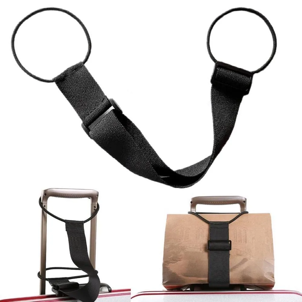 

1Counts Adjustable Luggage Strap Set, Anti-Slip Durable Suitcase Fastening Straps, Elastic Universal Size Travel Storage Accessories