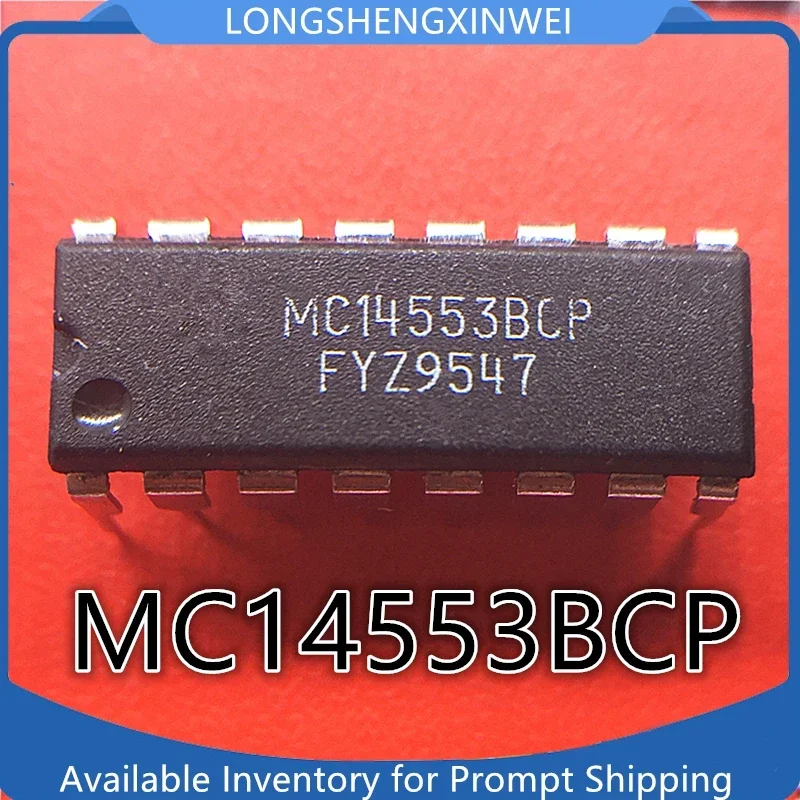 1PCS MC14553BCP MC14553 Inline DIP-16 New 3-bit BCD Counter Chip Spot