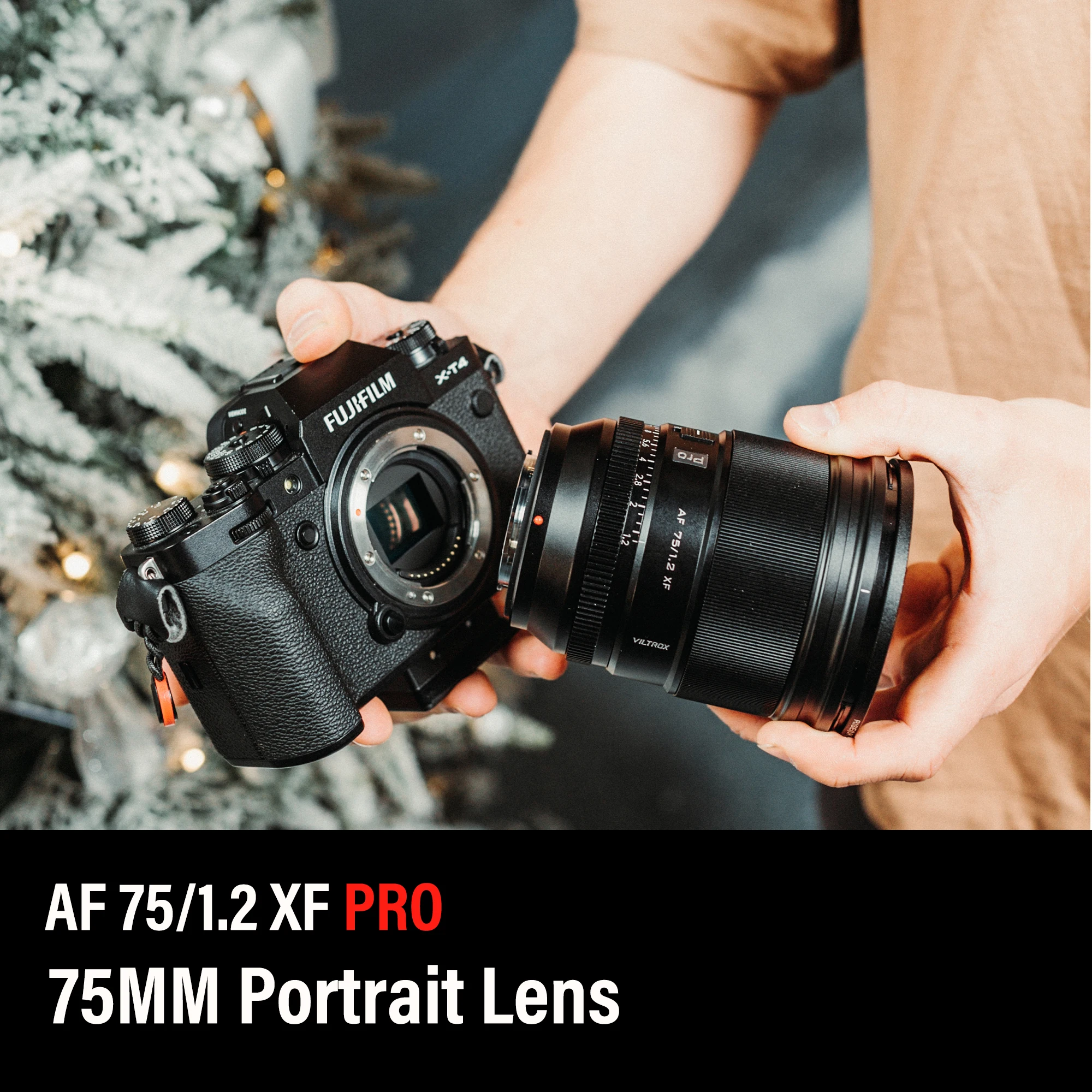 VILTROX 75mm F1.2 for Fuji X Sony E Nikon Z Lens Auto Focus Large Aperture Portrait APS-C Fujifilm X Mount Camera Lens X-T3 X-T4