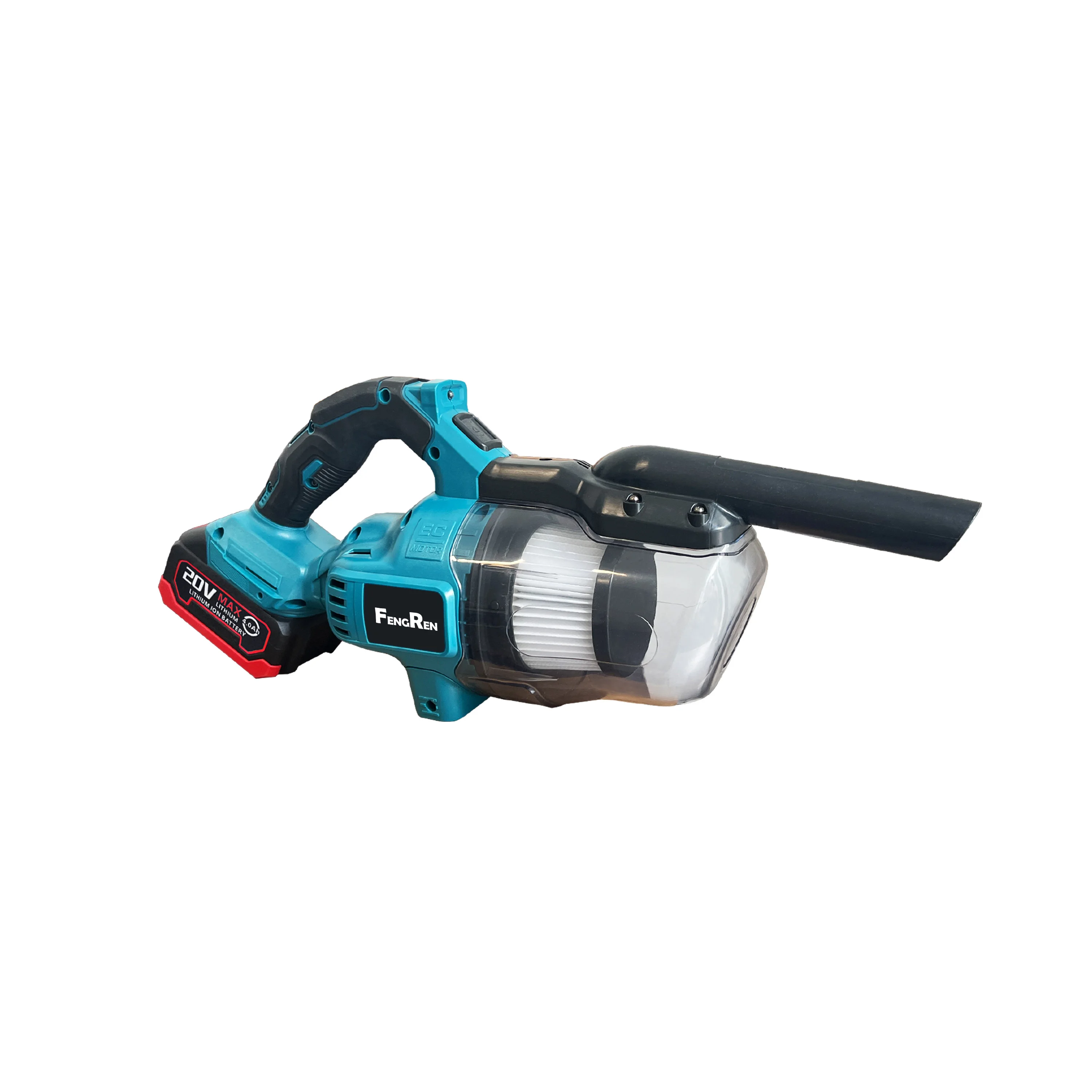 مكنسة كهربائية صناعية محمولة باليد بقوة 20 فولت، مكنسة كهربائية ليثيوم لاسلكية