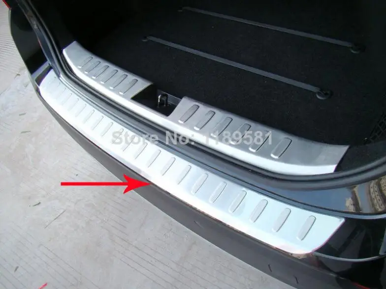 

For BMW X1 2013 2014 2015 Stainless Steel Rear Bumper Sill Protector Trim new Car Accessories Stickers