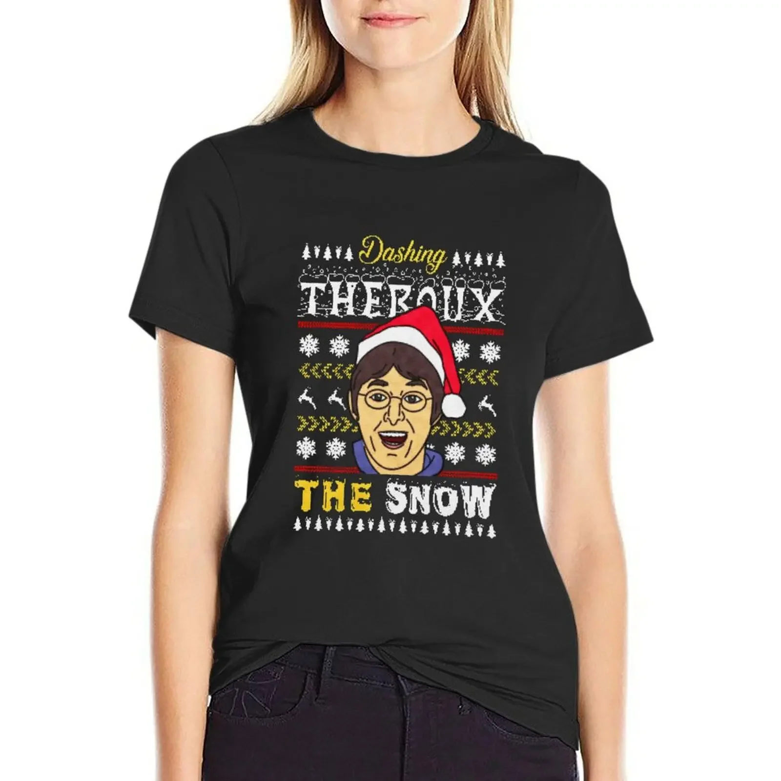 

Dashing Theroux The Snow T-Shirt Short sleeve tee shirts graphic tees cute tops kawaii clothes tshirts woman