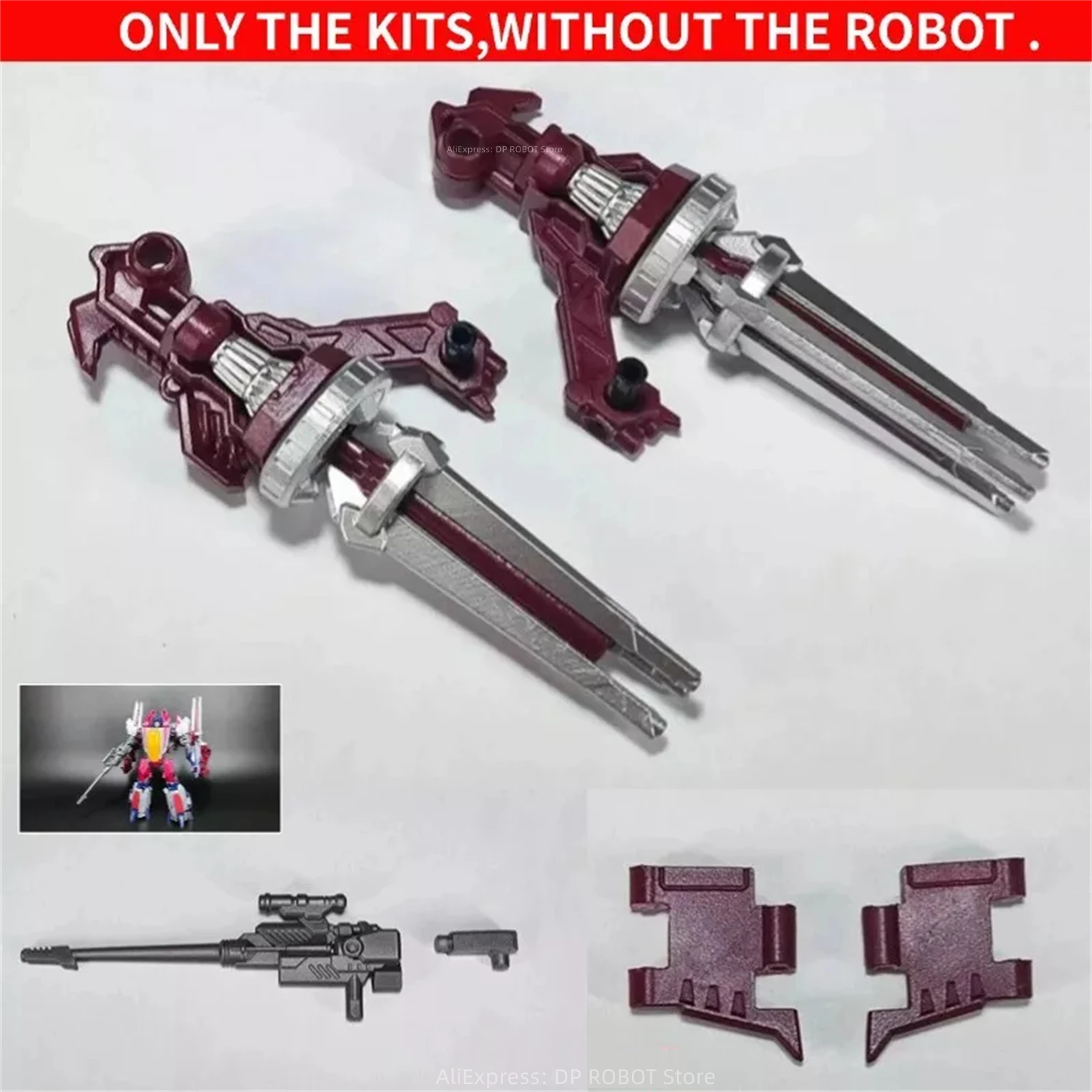 Null Rays Wing Extension Weapon Upgrade Kit For SS-GE06 WFC Starscream Accessories