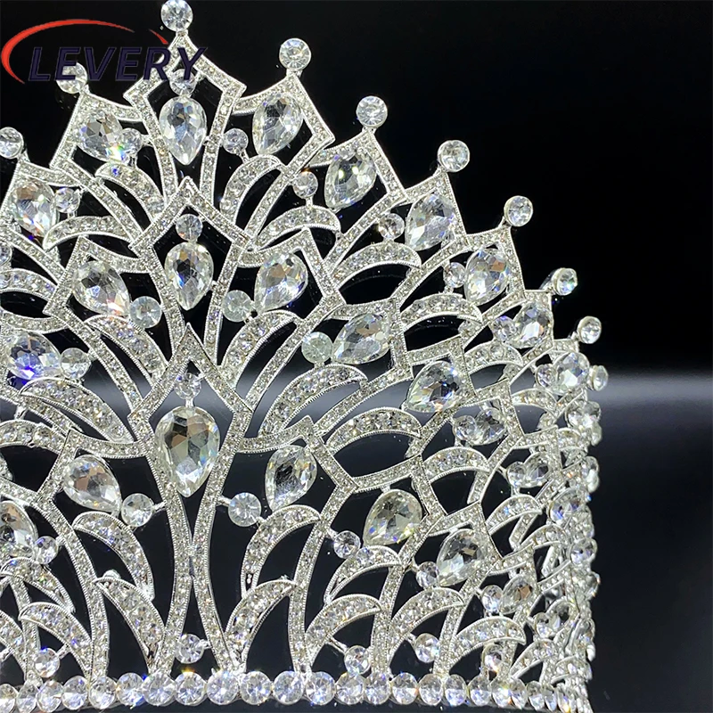 Diademi e corone gioiello lety per le donne diadema da sposa con corona di regina di cristallo per corone di spettacolo di compleanno della sposa