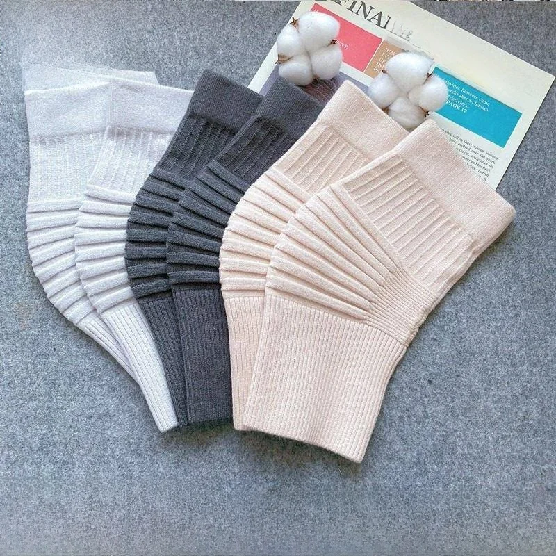 

Утепленные наколенники из чистого хлопка для мужчин и женщин, зимние теплые наколенники для поддержки суставов, защита коленей для дома и офиса (не просто накладки на колени)