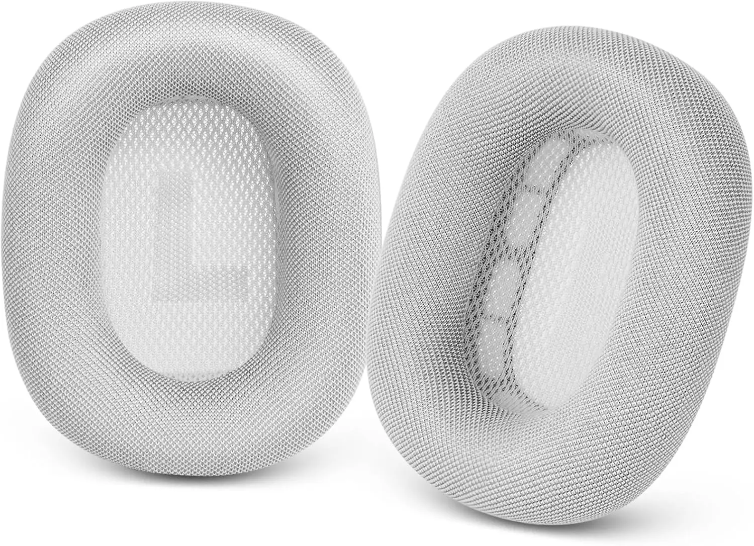 Bantalan telinga pengganti untuk headphone Apple AirPods Max, penutup bantalan telinga kain jala dengan busa memori dan Magn