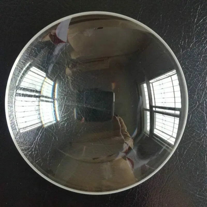 Comprimento focal de vidro óptico k9 grande do diâmetro de 145mm lentes convexas grandes plano 385mm