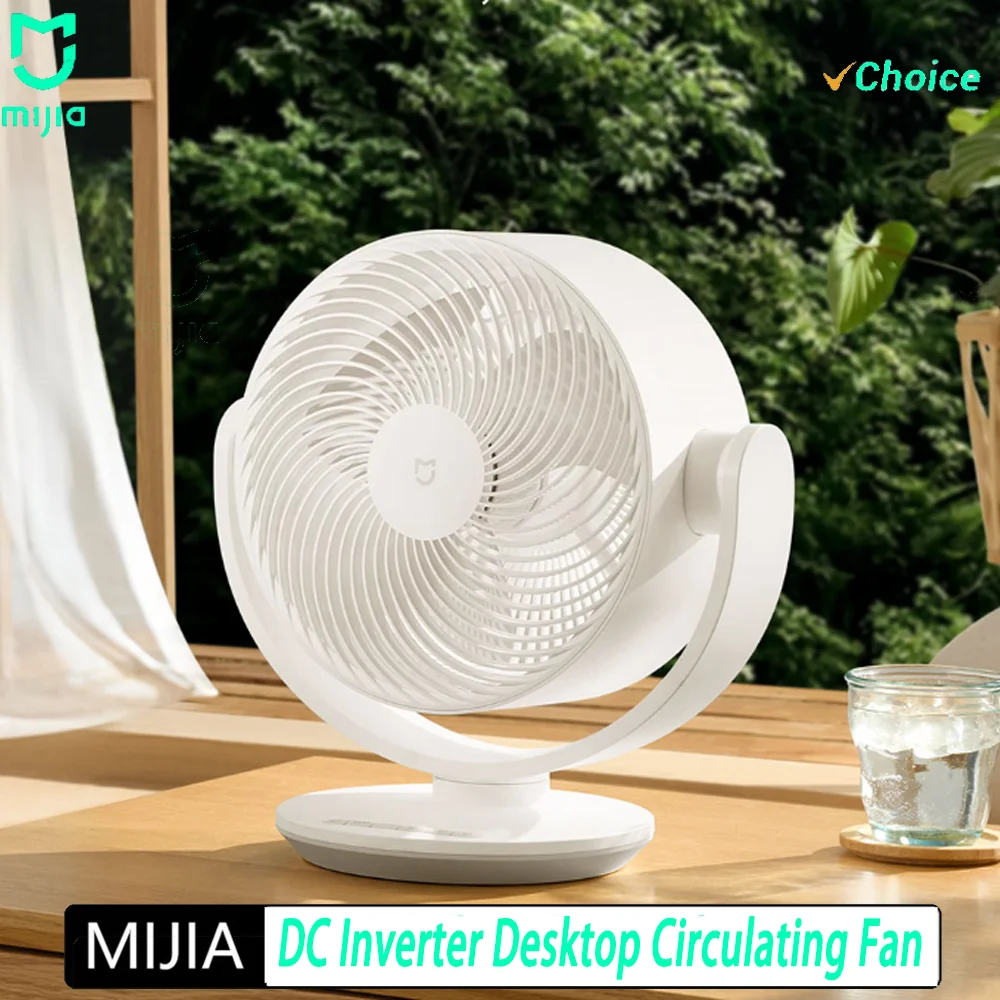 MIJIA DC Inverter Desktop Circulating Fan，Home Desktop Fans，Intelligent Three-dimensional Air Supply，Support MI HOME App