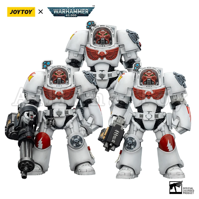 JOYTOY 1/18 Action Figure 40K Black Templars Dark Angels Imperial Fists White Scars Salamanders RavenGuard Terminator