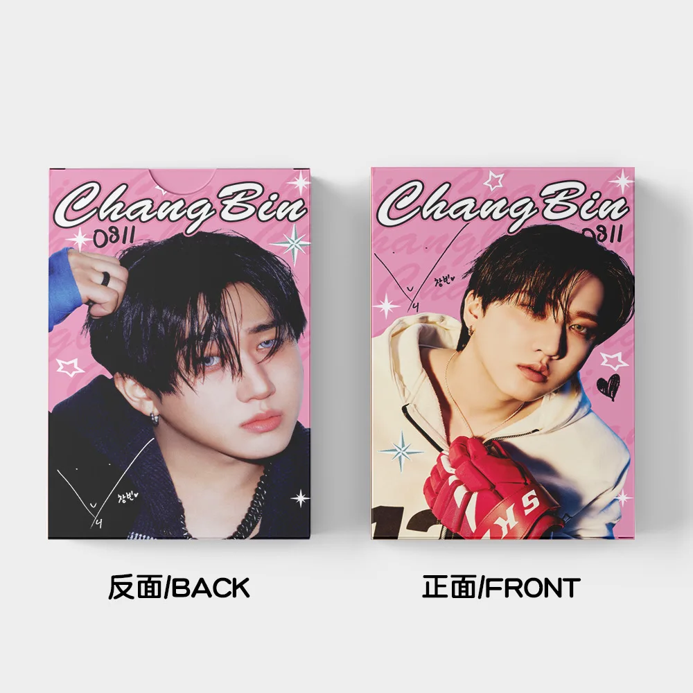 30 قطعة بطاقة جمع SKZOO على الوجهين بطاقة صغيرة الضالة الاطفال بطاقة المعايدة هان Zhicheng هان في ستار بطاقة الصور بطاقة LOMO