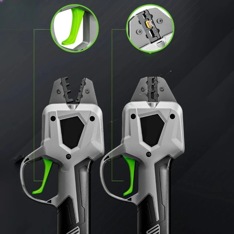 Electric Crimping Pliers Rechargeable Crimping Pliers Open Copper Wire Nose Wire Crimping Pliers Electric Terminal Connector