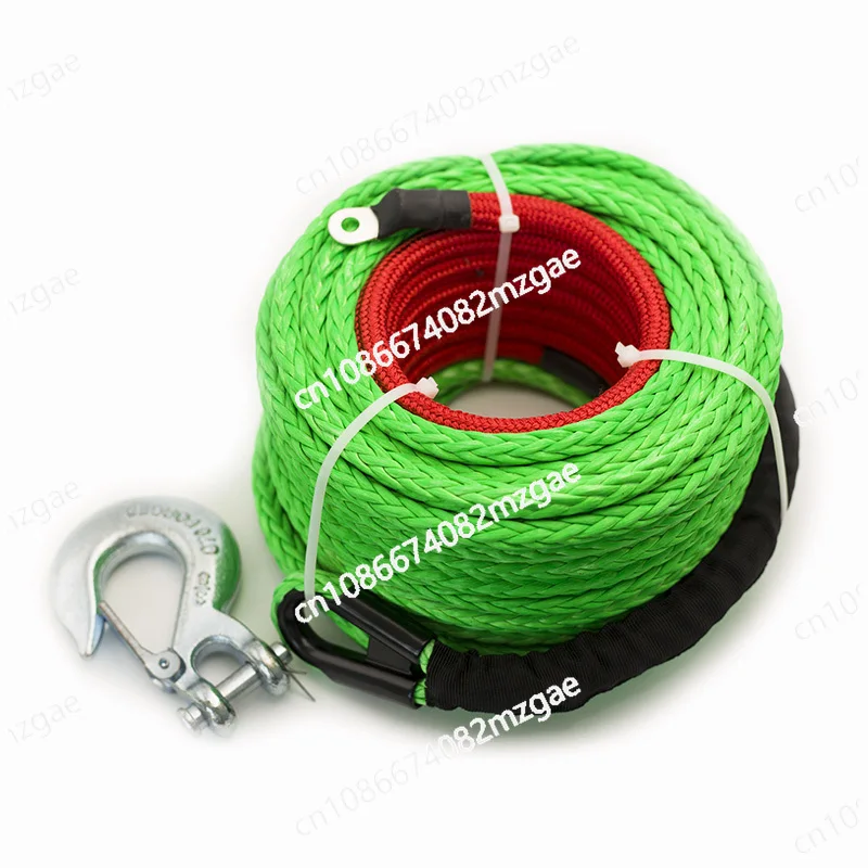 Best Selling Warn 12000Lbs 14Mm 12Mm*30M Atv Cable Uhmwpe Synthetic Winch Rope