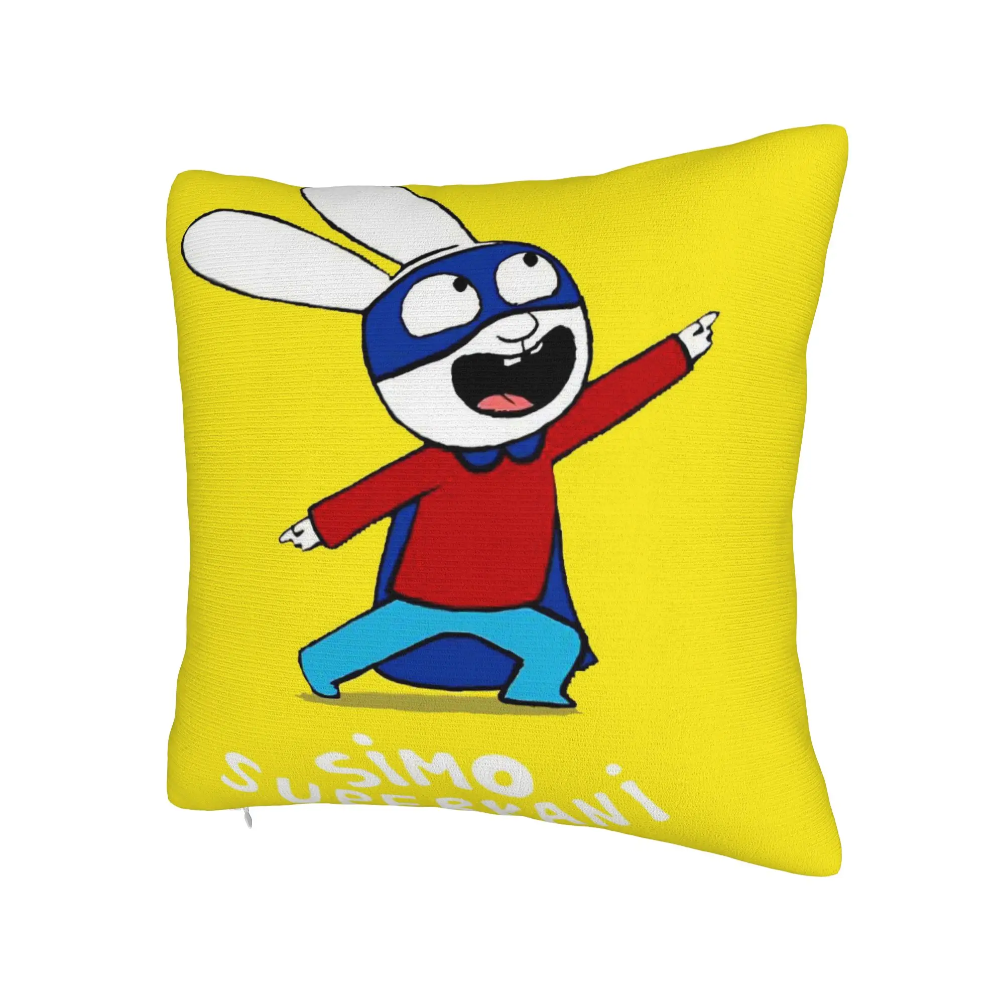 Decorative Pillow Cover Simon Super Rabbit Accessories Home  Throw Pillow Case Cover Zipper Multi Size