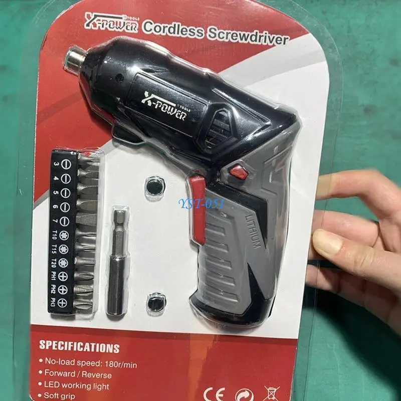 E15A 3.6V コードレスドリル電動ドライバーバッテリーリチウム多機能ミニ LED マグネットドライバー電動工具アクセサリー