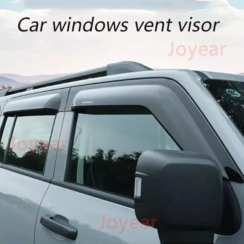 

For Great Wall WEY Tank 300 2021 Car Window Rain Shield Vent Visor Car Exterior Decoration Modification Protective Accessories